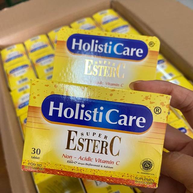 Jual VITAMIN C / HOLISTICARE ESTER C 30 tablet ORIGINAL DAN HARGA