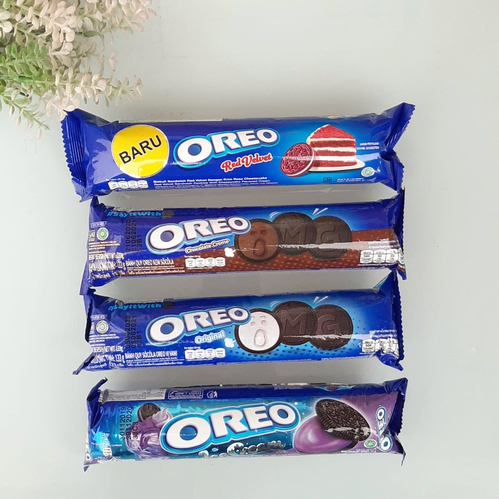 Biskuit Oreo Original/Chocolate/Ice Cream 123g