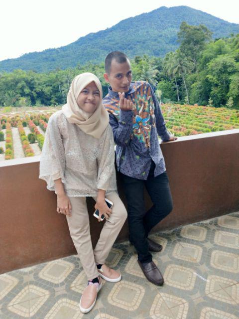 Nayshi Batik Hrb026 Baju Kemeja Batik Hem Sogan Halus Original Garuda Kenongo Padi Seno