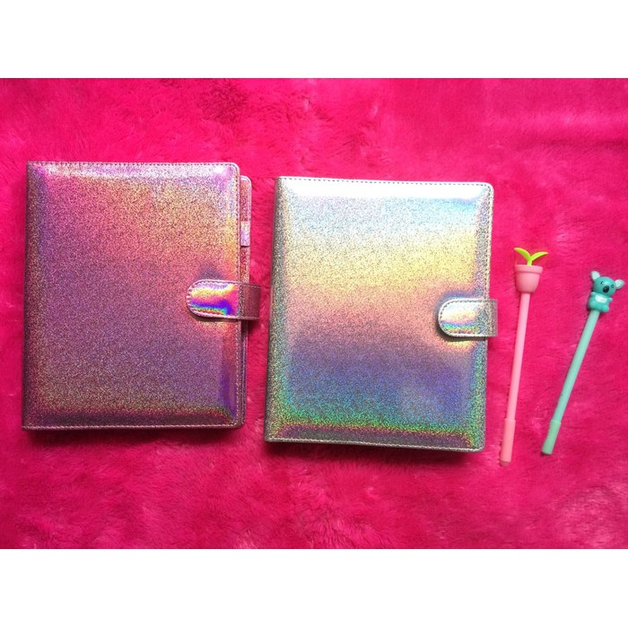 

BD 028 Binder Hologram Glitter Best Seller Tumblr 20 ring