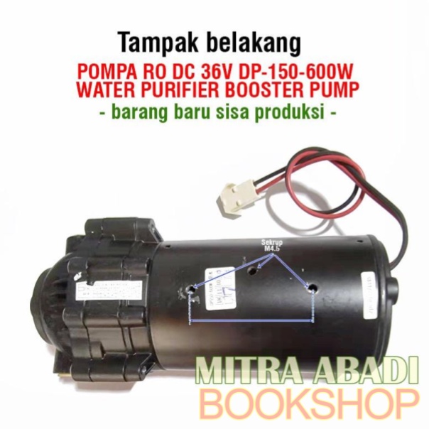 Reverse Osmosis Pompa RO DC 36V DP-150-600W Water Purifier Booster