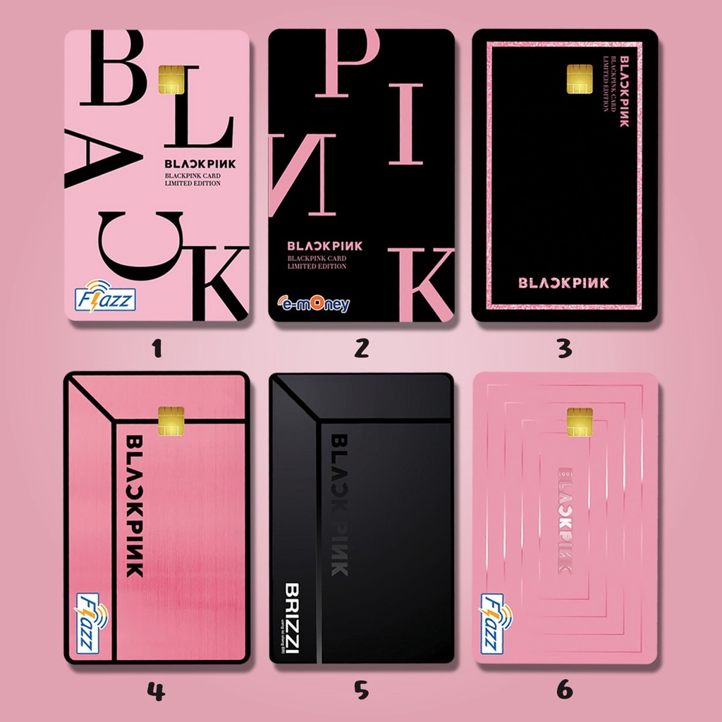 EMoney Blink Blackpink Flazz gen2 Brizzi Tapcash Kpop Korean Idol Koleksi Kartu Toll Custom