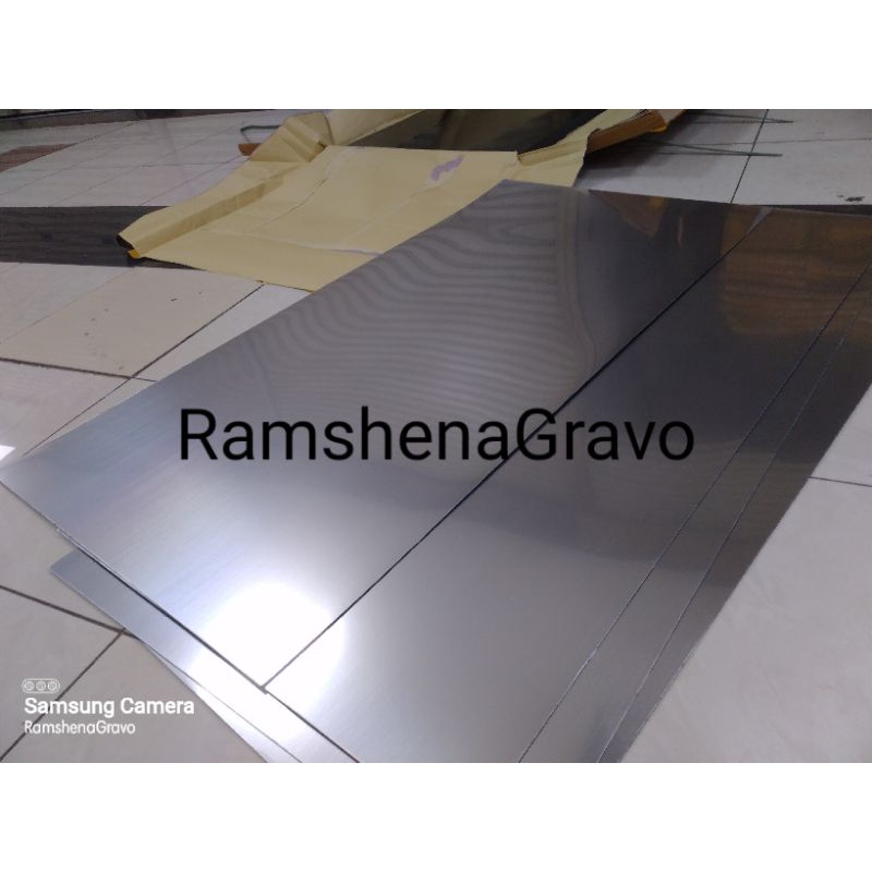 

gk Gravoply/Bahan Name Tag/Hair/Gold/Silver/60x120Cm Tebal 1.5mm