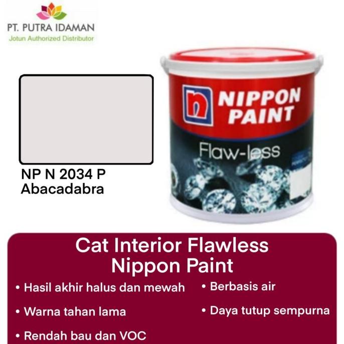 CAT NIPPON PAINT FLAWLESS 2,5 LITER - ABACADABRA NP N 2034P