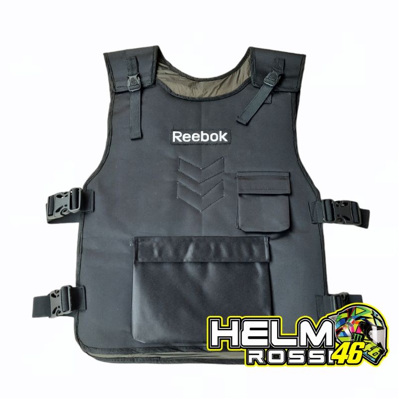 Rompi Motor Anti Angin Pelindung Dada Pria Touring BIKERS - Rompi Touring Alas Dada Keren Body