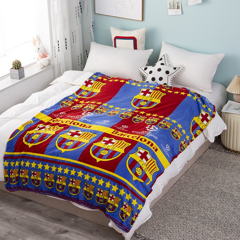 COD - HK - Selimut Karakter Bulu Halus Jumbo 150x200cm - Selimut Jumbo Doraemon Import-Barcelona