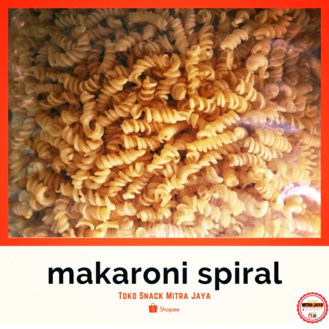 

Makaroni Mentah Spiral / Ulir