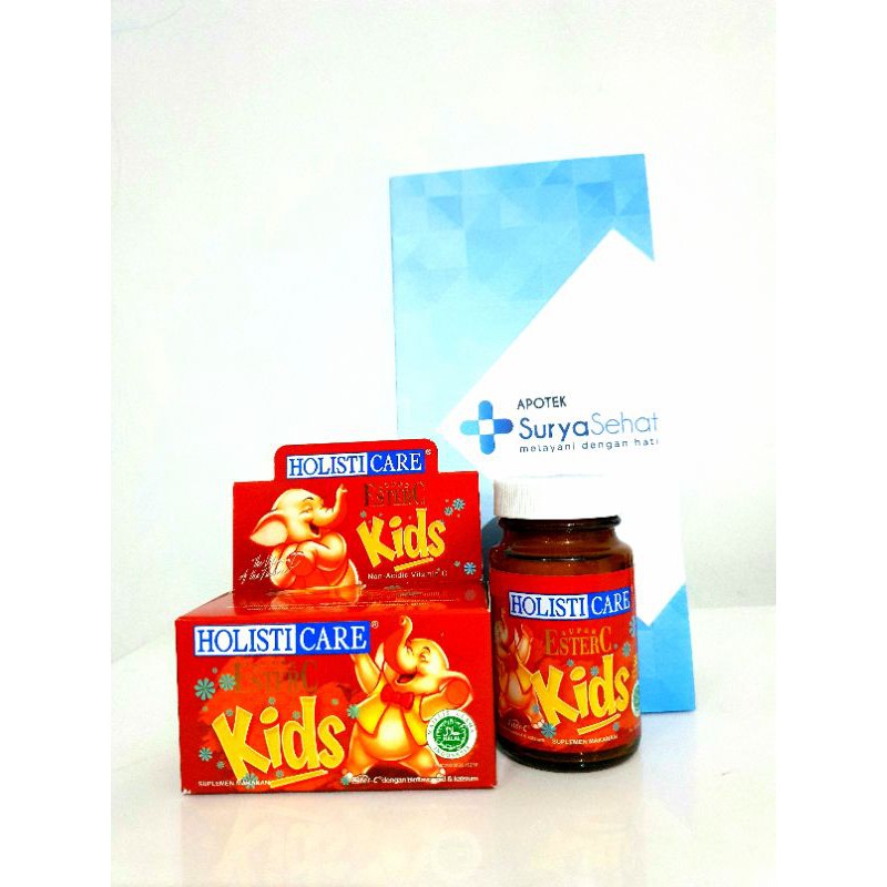 Holisticare Ester C Kids 1 botol isi 30 tablet