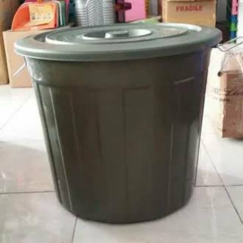 EMBER 80 LITER PLASTIK RML/POLARIS,EMBER BESAR+TUTUP TEBAL DI JAMIN AWET