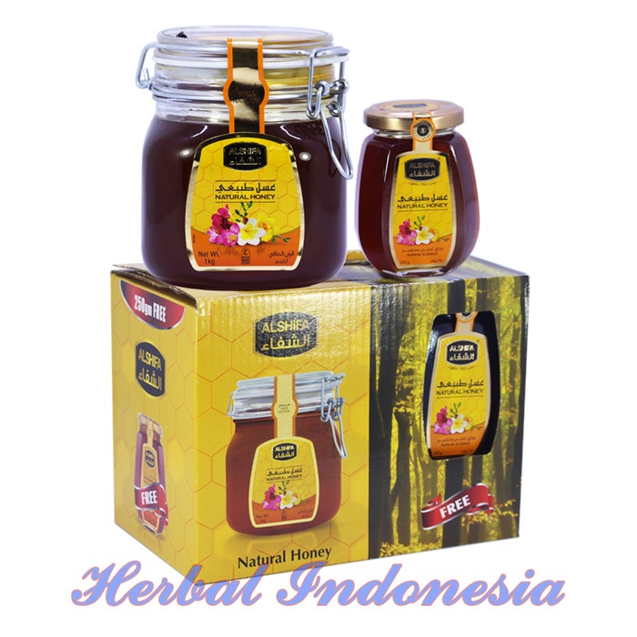 PAKET MADU ARAB ALSHIFA 1KG FREE 250 GR ORIGINAL MANJUR