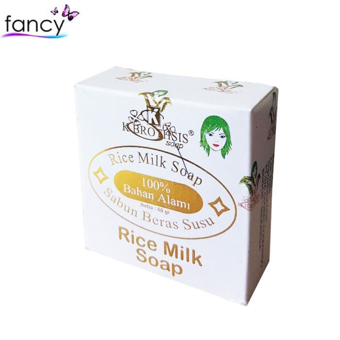 

Sabun Beras Susu K-BROTHSIS Pure Rice Milk Soap Kemasan Dus 60gr BPOM