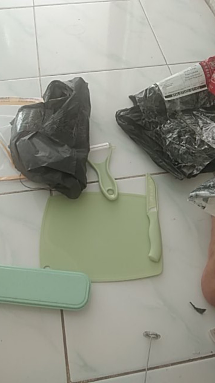 Agb - Aps21 - Talenan Dapur - Alat Talenan Set Dapur- Pisau Pengupas Kentang / Timun