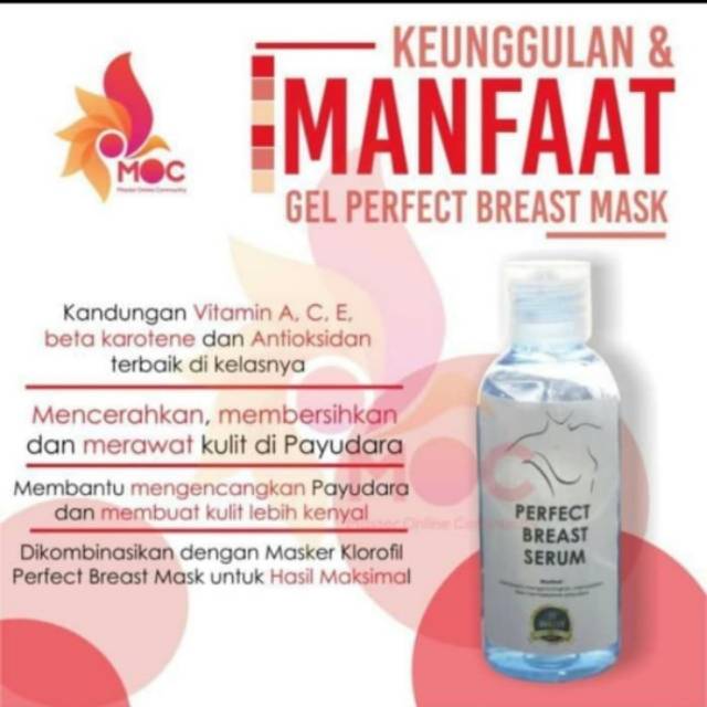Serum Pembesar Payudara Dan Pengencang Payudara Gel Perfect Breast Mask Garansi Original Dan Herbal