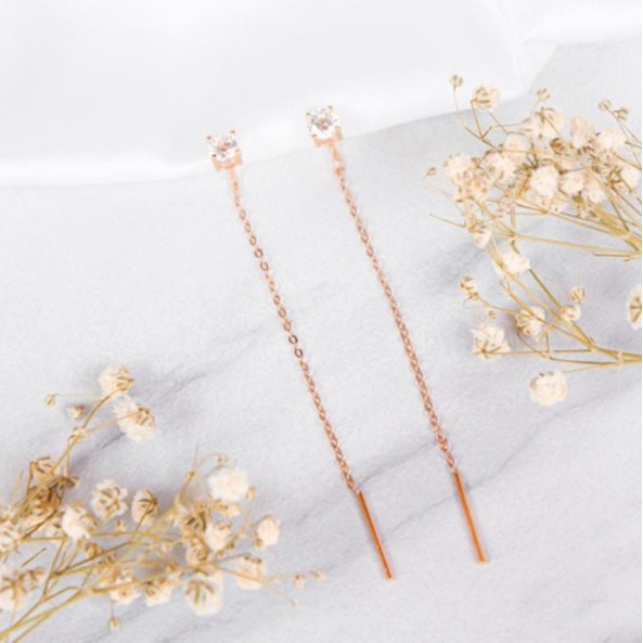 Anting panjang Emas CLOY / Anting Emas 18K