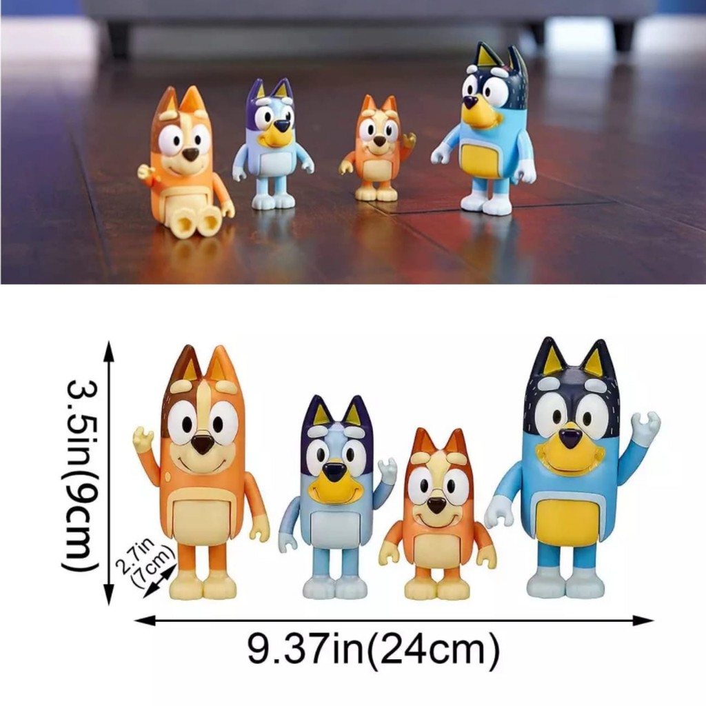 Jual Figure Bluey ORIGINAL Mainan Bluey 