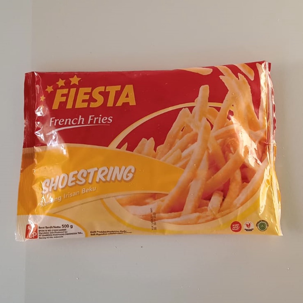 

French Fries Stick 500gr Fiesta Golden Farm Just Fry Stik Kentang Goreng Frozen