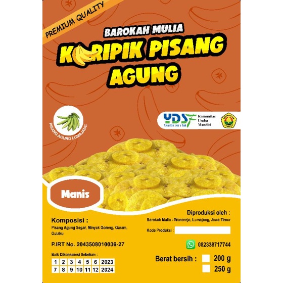 

Keripik Pisang Manis