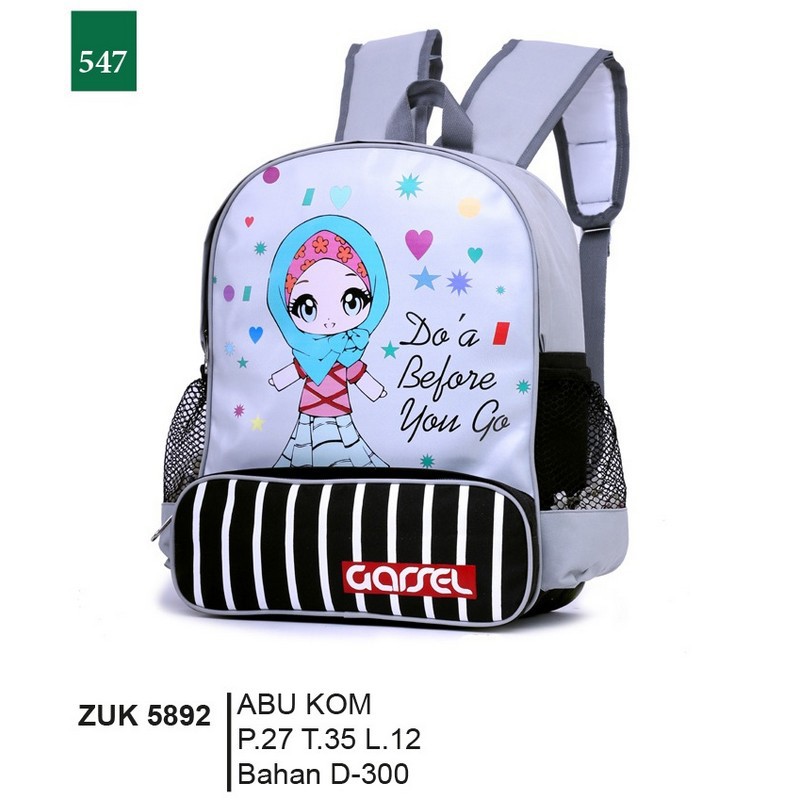 tas anak perempuan, tas sekolah anak perempuan, tas anak lucu, tas anak bagus zuk 5892