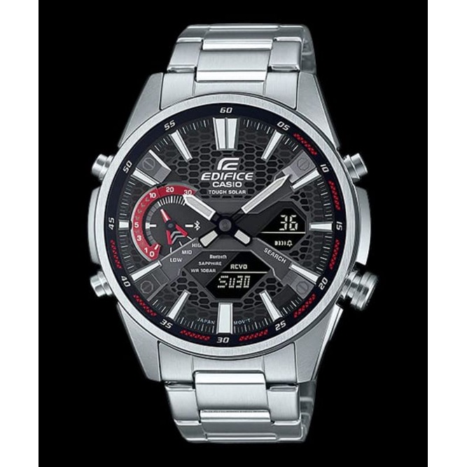 terbaru CASIO EDIFICE ECB-S100D-1ADR BLUETOOTH CONNECTED JAM TANGAN PRIA ORIGINAL GARANSI RESMI 2 TA