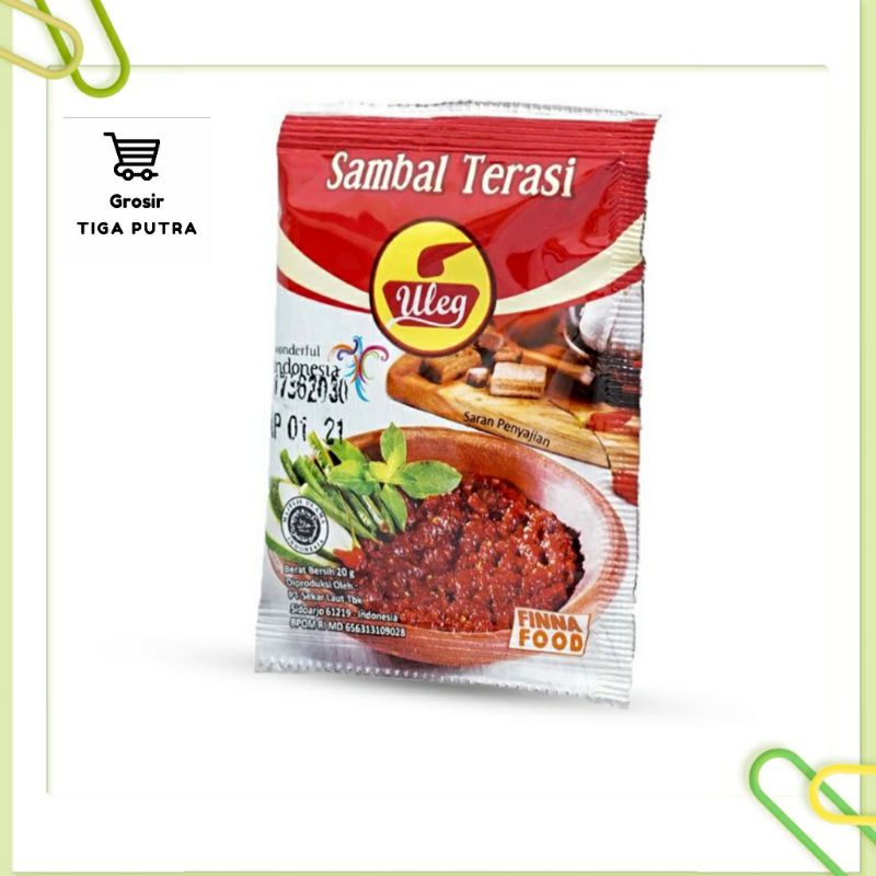 

Finna Sambel Uleg Terasi 20gr × 10 sachet (RENCENG)