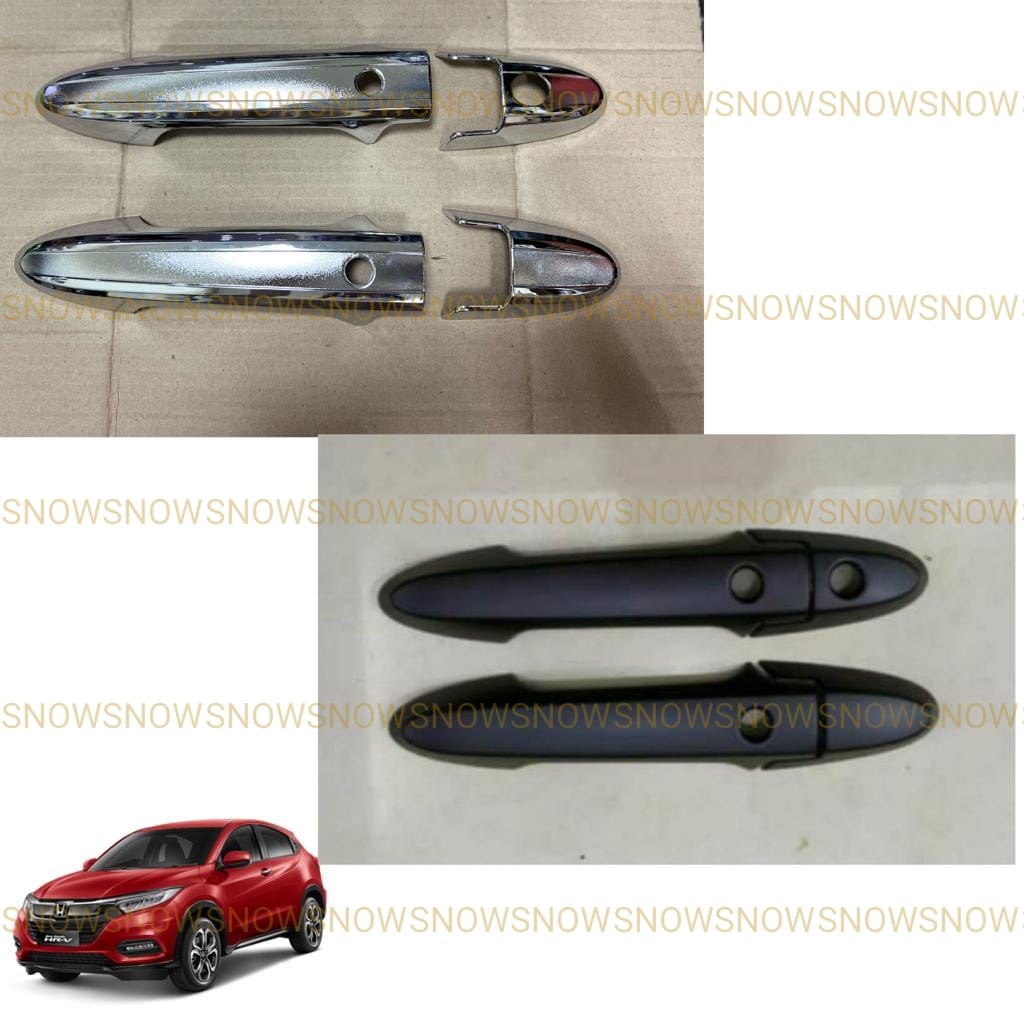 Cover Handle Depan Honda Hrv Keyless Hitam Chrome