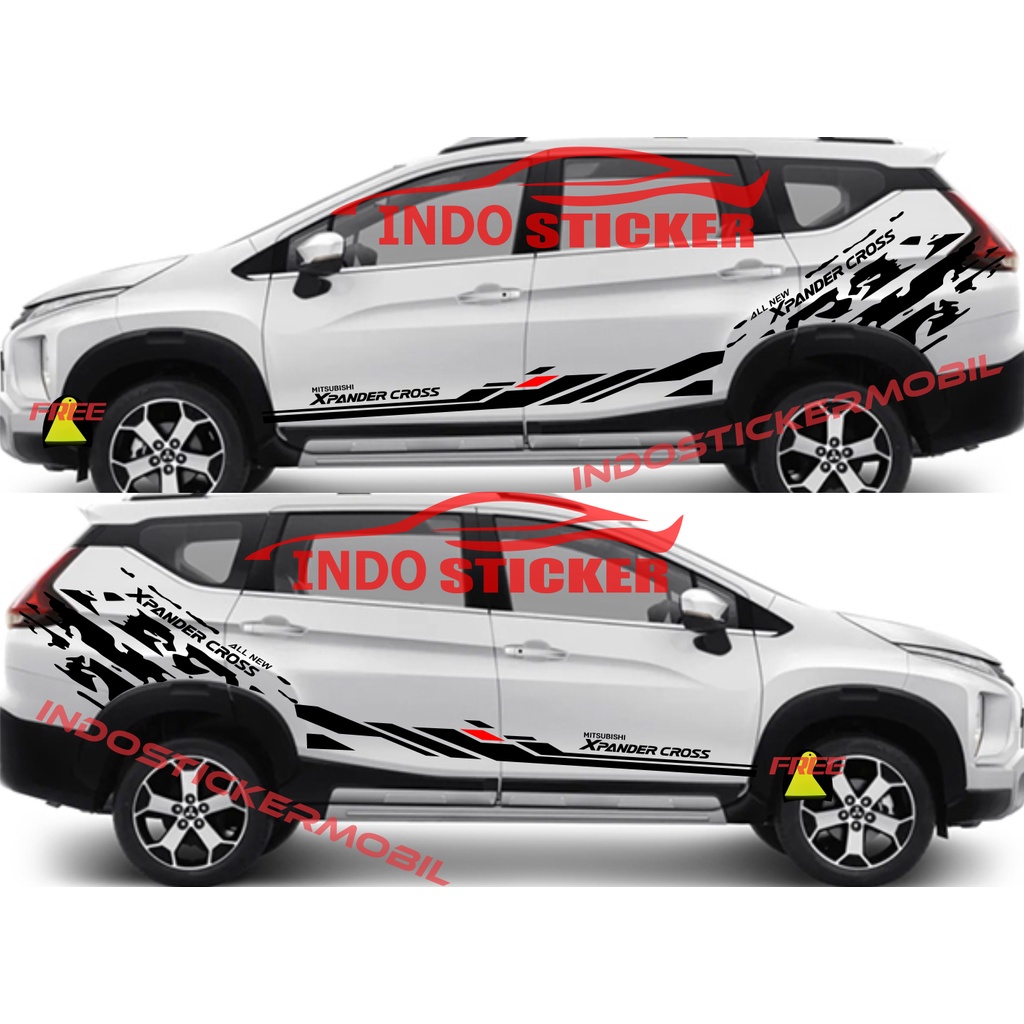 sticker stiker mobil mitsubishi xpander cross sticker mobil xpander cross terbaru