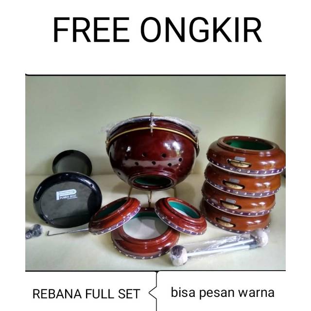 Rebana Jepara full set free ongkir