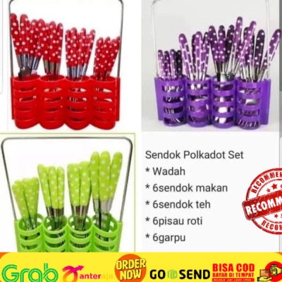 

Promo Sendok Set Polkadot 24 Pcs Peralatan Makan Dapur - Merah Muda Berkualitas