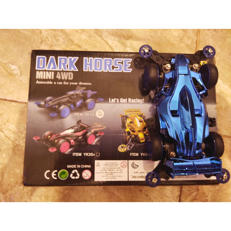 TAMIYA Mini 4WD Merk YIKA Yan Kai Aero Avante MA Chassis Biru