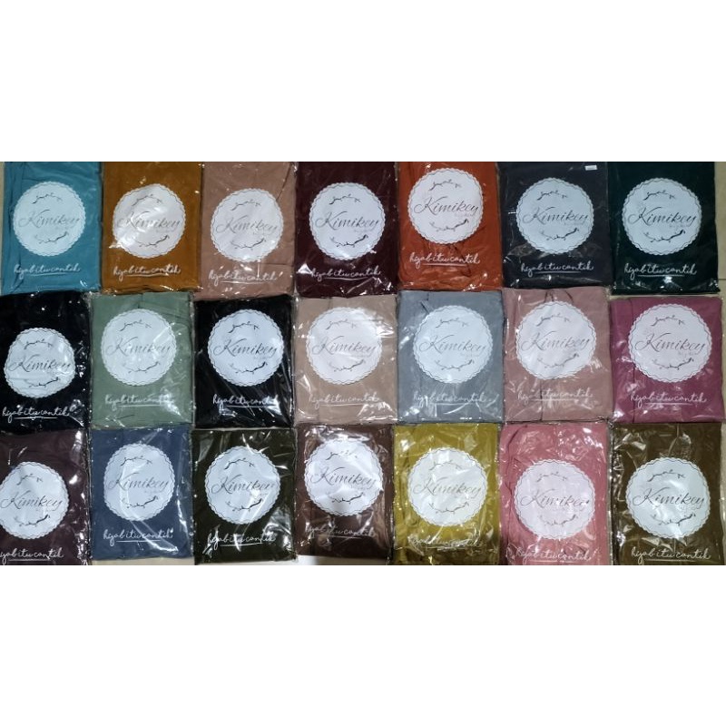 Jilbab Instan Jumbo Azka Original By Kimikey-RANDOM 5-10 PCS