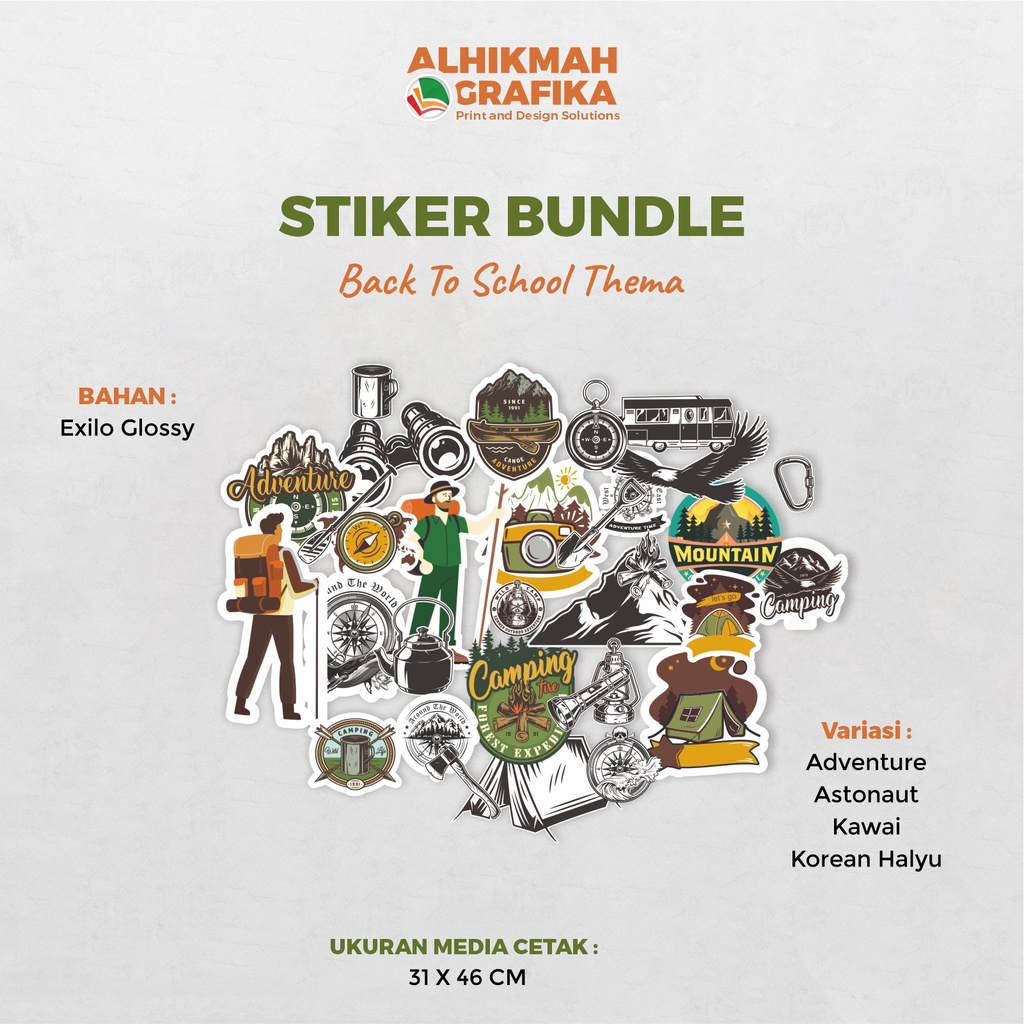 

Stiker Bundle Motif Lucu Satu Set Kartun Lucu Kawai