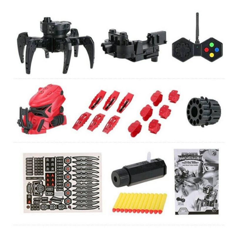 Mainan remot RC space warrior robot laba laba