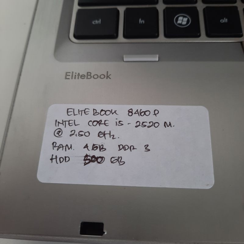 LAPTOP CORE I5 RAM 4 GB HP ELITEBOOK 8460P WINDOWS 10 BERGARANSI SIAP PAKAI