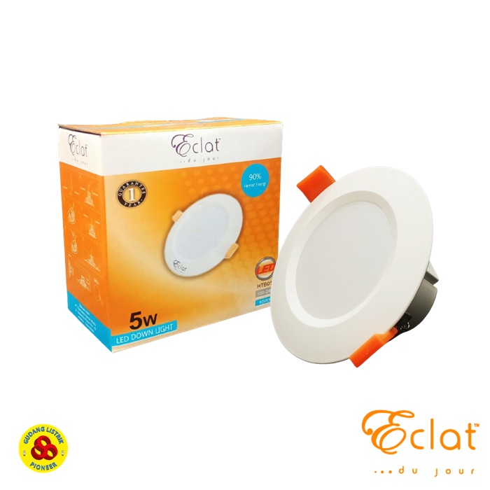 Eclat Downlight LED 5W Putih Lampu Plafon LED 5 Watt CDL 220V HTB57