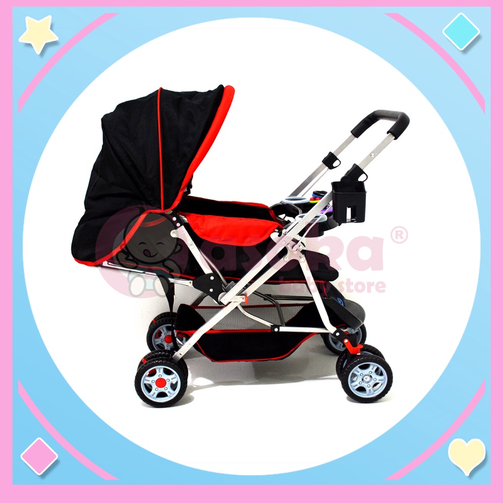 Stroller Baby Labeille Classic A019 - Kereta Dorong Bayi Anak ASOKA