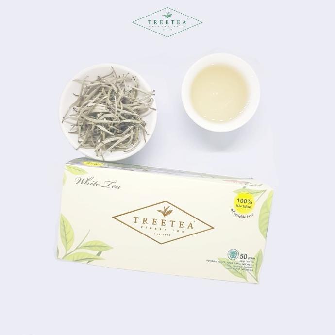 

[COD] Tree Tea White Tea Loose Leaf Beauty Silver Needle Teh Putih Lokal [COD]