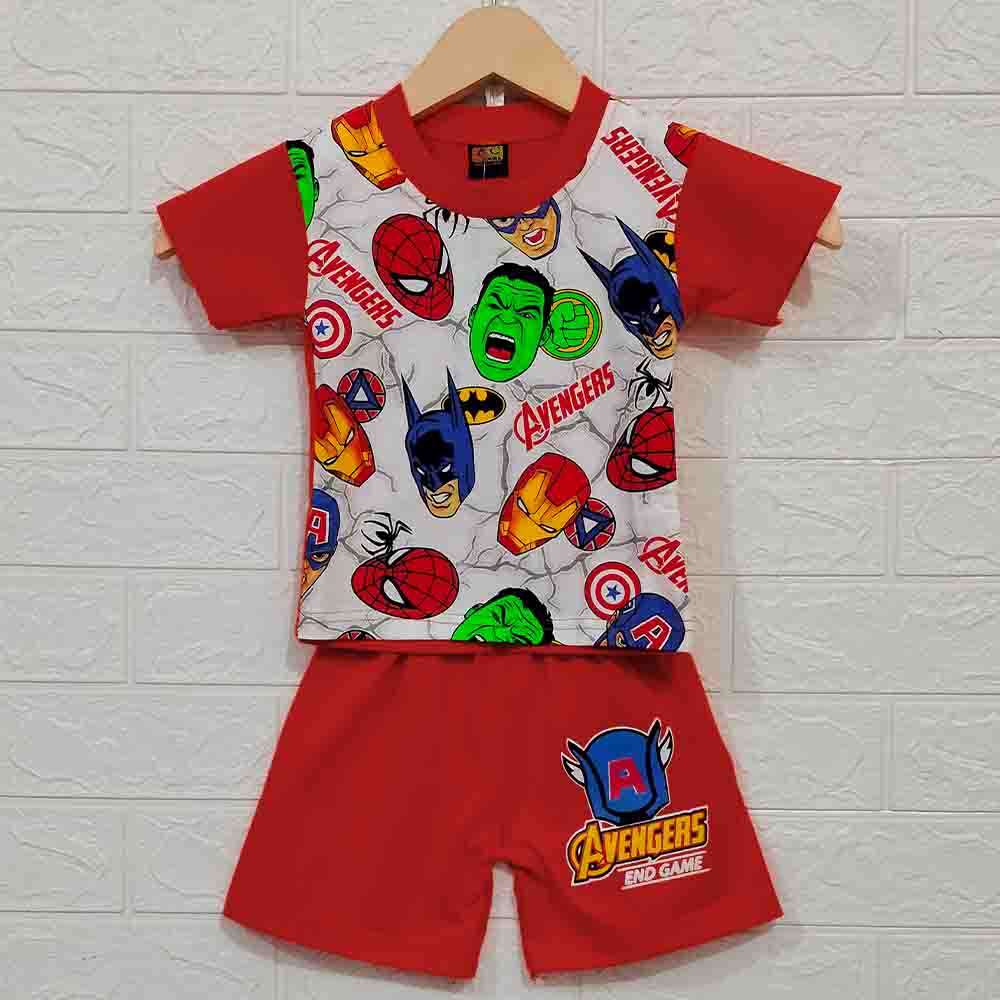 MKids88 - Baju Setelan KAOS Anak / Bayi Avenger