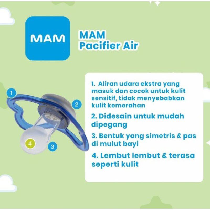 MAM Pacifier Original Air Night / Empeng Bayi MAM