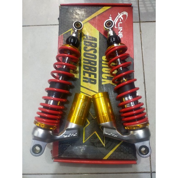 SHOCKBREAKER BELAKANG TABUNG ATAS CLICK XLINE G SERIES 320MM 340MM TYPE 509 KLIK FUNGSI TIGER GL HEREX SUPRA JUPITER