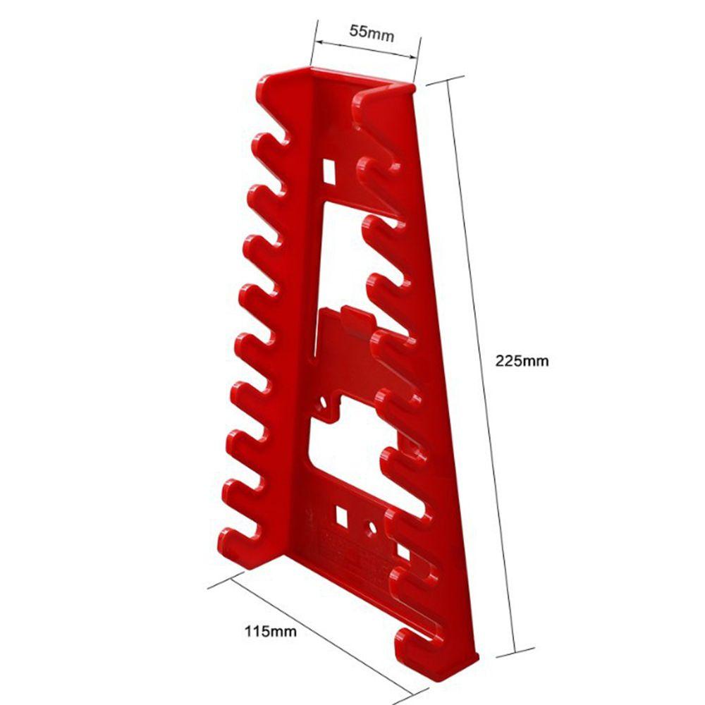 POPULAR Populer Kunci Pas Organizer Dinding Socket Rel Kunci Pas Keeper Tray Alat Organizer Rak Penyimpanan Spanner Sorter