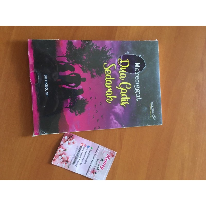 DUA GADIS SEDARAH buku novel