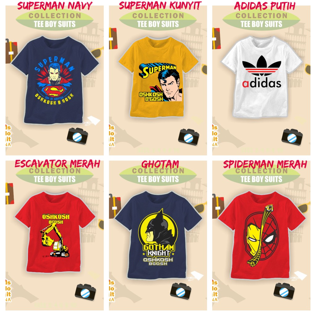 KAOS ANAK PREMIUM  / KAOS DISTRO ANAK PART 3