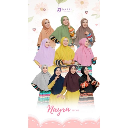 NAYRA bergo plisket istimewa bahan cerutty baby doll Ori Daffi hijab