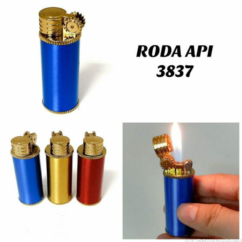 Korek Api Ekslusif Roda 3837 Tabung/Mancis Unik Roda Bentuk Tabung - Random