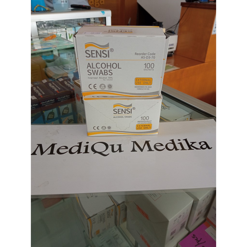 Alcohol Swab/Sensi alcohol swab isi 100