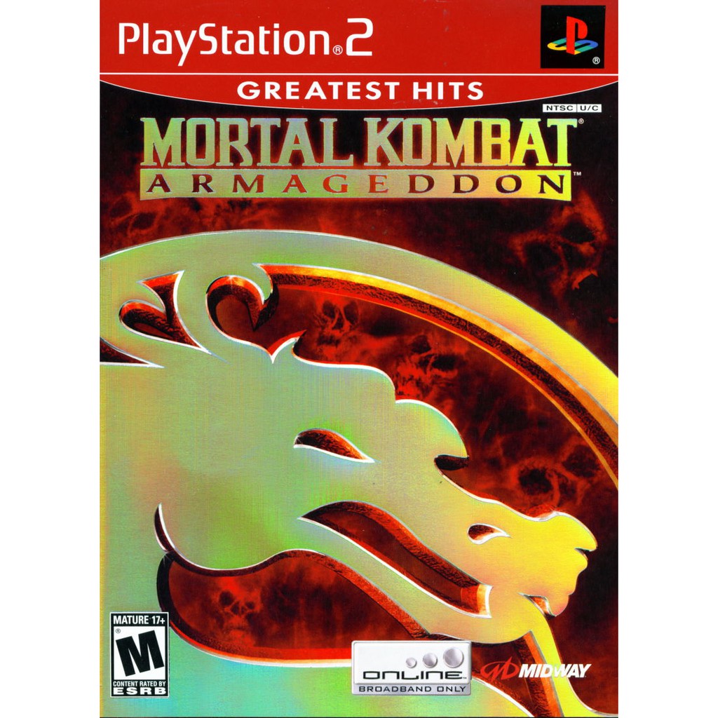 DVD Kaset Game PS2 Mortal Kombat Armageddon