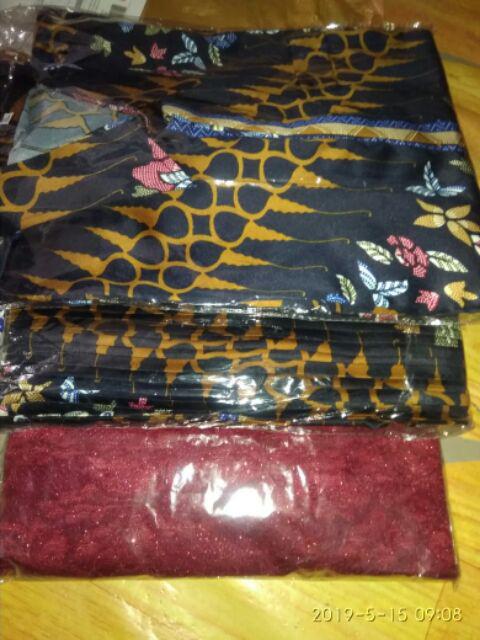 Batik Couple Sarimbit Rinjani Couple/brukat Mewah / Baju Seragam/ Brukat Couple/set Bianca Couple