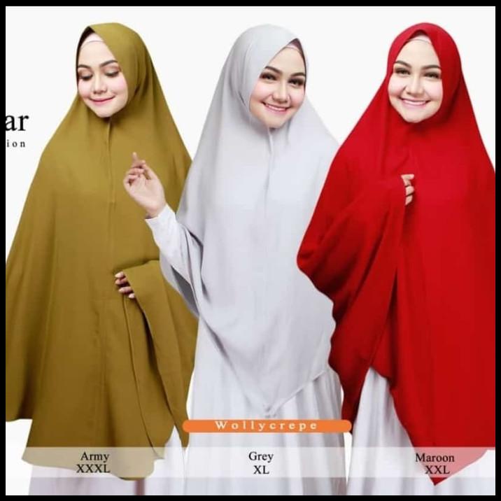 Hijab Khimar Wolly Crepe By Tegar Collection