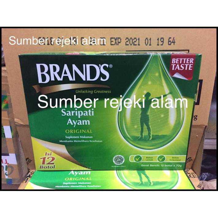 

BERKHASIAT BRAND SARIPATI AYAM 70GRAM UKURAN BESAR 12 BOTOL