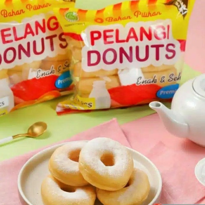 

Donat Pelangi Kentang isi 21 free gula halus ( sedang )